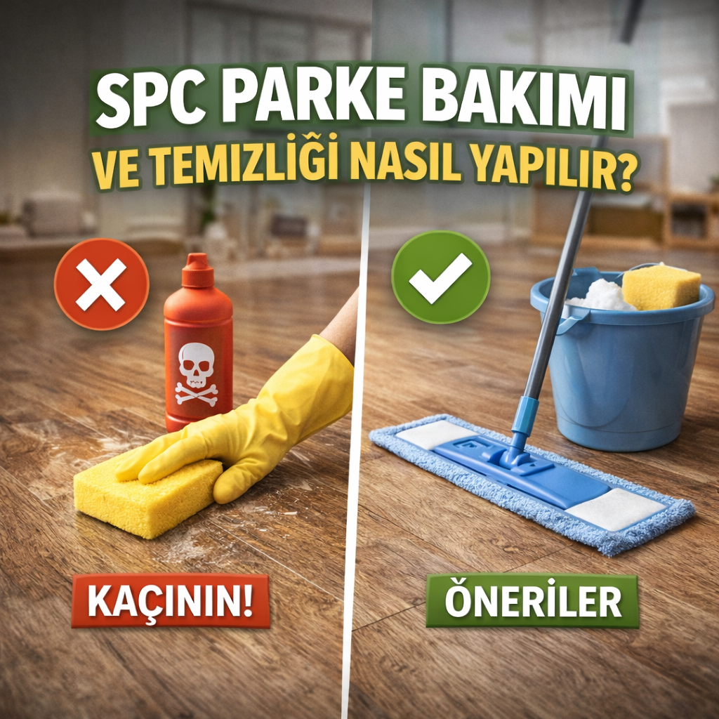 SPC Parke Bakımı ve Temizliği Nasıl Yapılır?