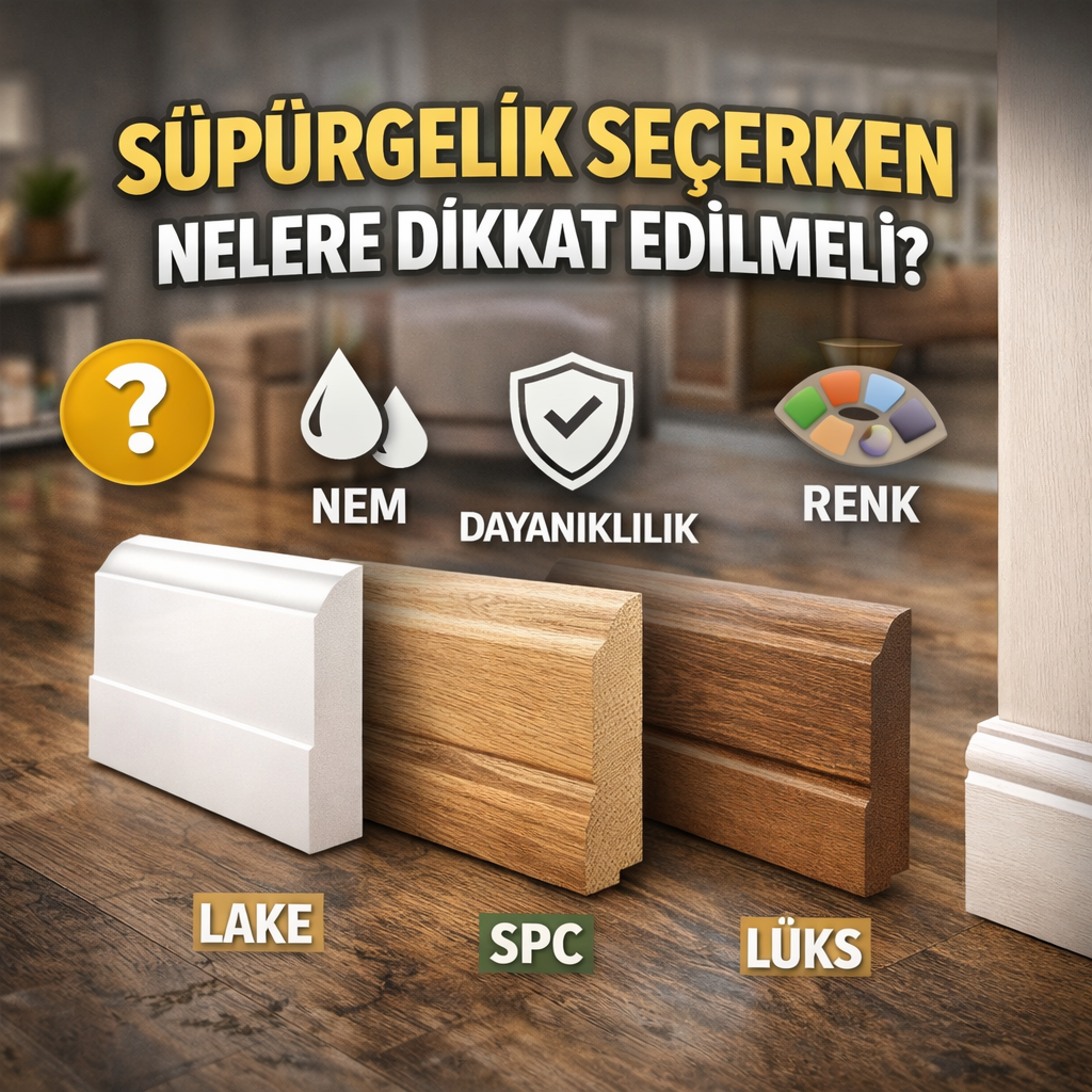 Süpürgelik Seçerken Nelere Dikkat Edilmeli?